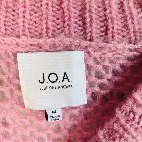 JOA loose knit striped sweater NWT - Picture 7 of 7